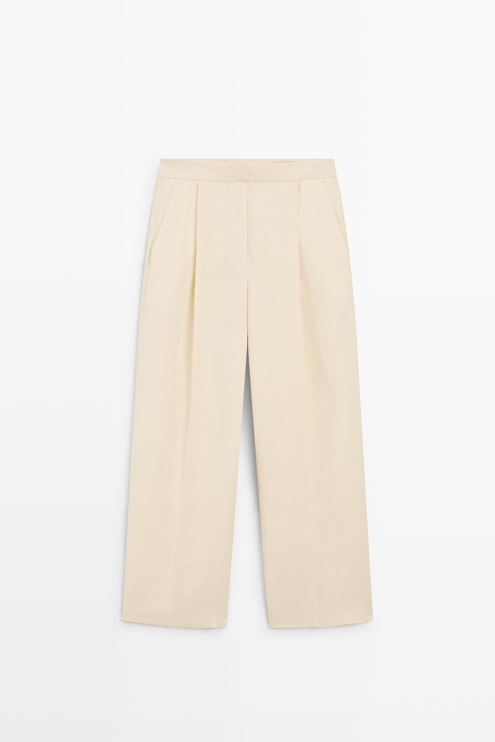 Pantalon fluide pliss